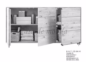 Sideboard 172x84x41 cm Wildeiche geölt Sideboard 172x84x41 cm Wildeiche massiv geölt