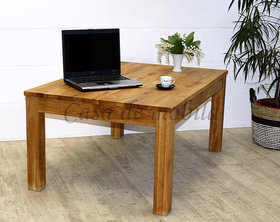 Massivholz Sofatisch quadratisch DIEZ 80x45x80cm Wildeiche massiv natur geölt Casa de mobila Goslar Massivholz Sofatisch quadratisch DIEZ 80x45x80cm Wildeiche massiv natur geölt Casa de mobila Goslar