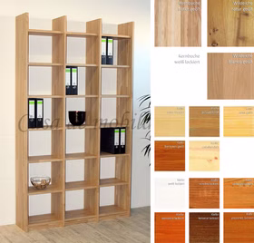 Regal-136x236-Contra-Massivholz-5-Projekt216-61.jpg Massivholz Bücherregal 136x236x33cm CONTRA kiefer kernbuche wildeiche massiv natur oder Bianco geölt Casa de mobila Goslar