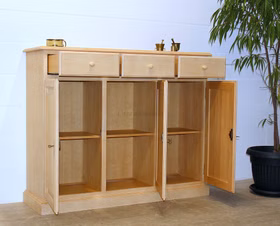 geschirrkommode Highboard Landhaus PINEA Pinie massiv Honig mediterano casademobila Goslar geschirrkommode Highboard Landhaus PINEA Pinie massiv Honig mediterano casademobila Goslar