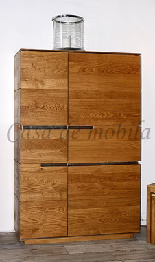 Highboard 98x149x42cm ACERRO rustikale Asteiche massiv natur geölt Highboard 98x149x42cm ACERRO rustikale Asteiche massiv natur geölt
