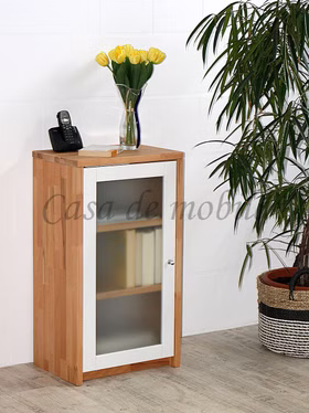 Vitrine 47x84x33cm CONTRA Massivholz Vitrine 47x84x33cm CONTRA Massivholz