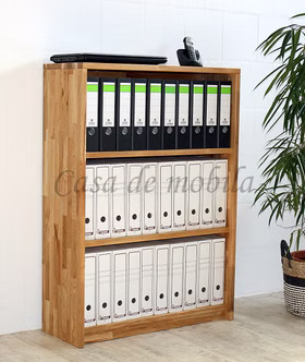 Massivholz Standregal 89x123x33cm CONTRA Eiche Wildeiche massiv natur geölt casademobila Massivholz Standregal 89x123x33cm CONTRA Eiche Wildeiche massiv natur geölt casademobila