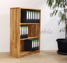 regal mit Rückwand 89x123x33cm CONTRA eichenholz natur geölt Massivholz regal mit Rückwand 89x123x33cm CONTRA Wildeiche massiv natur geölt casademobila Goslar