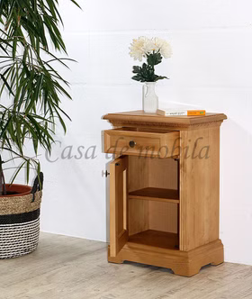 Massivholz Nachtkommode mit schublade VICTORIA 45x66x30cm links Fichte massiv antik lackiert bei Casa de mobila in Goslar Massivholz Nachtkommode mit schublade VICTORIA 45x66x30cm links Fichte massiv antik lackiert bei Casa de mobila in Goslar