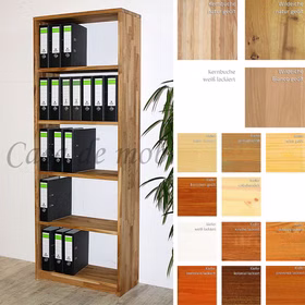 Massivholz regal holz CONTRA kiefer massiv natur,gelaugt geölt,braun kolonial,casademobila Goslar