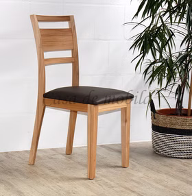 Stuhl holzstühle mit ledersitz braun LARA Kernbuche natur geölt casademobila Goslar Stuhl holzstühle mit ledersitz braun LARA Kernbuche natur geölt casademobila Goslar