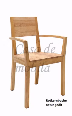 Stuhl 58x90x55cm SILENT I Armlehnenstuhl Massivholz Stuhl 58x90x55cm SILENT I Armlehnenstuhl Massivholz