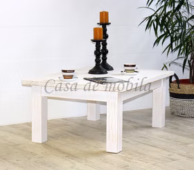 Massivholz Stubentisch rechteckig PINEA 105x44x75cm Pinie massiv weiß gebürstet Casa de mobila Goslar Massivholz Stubentisch rechteckig PINEA 105x44x75cm Pinie massiv weiß gebürstet Casa de mobila Goslar