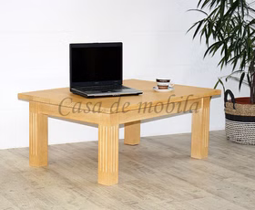 Spanische Pinienholz Couchtisch PINEA Pinie massiv karamell mediterraneo gebürstet casademobila Goslar
