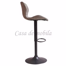 Barhocker JENNIFER 47x103x59cm höhenverstellbar Lederimitat anthrazit Gestell schwarz Barhocker JENNIFER 47x103x59cm höhenverstellbar Lederimitat anthrazit Gestell schwarz