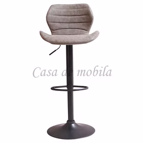 Barhocker JENNIFER 47x103x59cm höhenverstellbar Lederimitat anthrazit Gestell schwarz Barhocker JENNIFER 47x103x59cm höhenverstellbar Lederimitat anthrazit Gestell schwarz