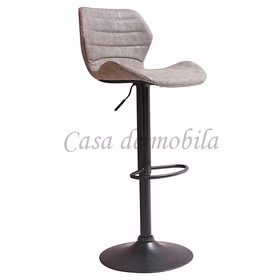 Barhocker JENNIFER 47x103x59cm höhenverstellbar Lederimitat anthrazit Gestell schwarz Barhocker JENNIFER 47x103x59cm höhenverstellbar Lederimitat anthrazit Gestell schwarz