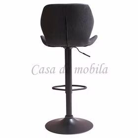 barhocker drehbar mit lehne JENNIFER 47x103x59cm höhenverstellbar Lederimitat schwarz Gestell schwarz Casa de mobila Goslar barhocker drehbar mit lehne JENNIFER 47x103x59cm höhenverstellbar Lederimitat schwarz Gestell schwarz Casa de mobila Goslar