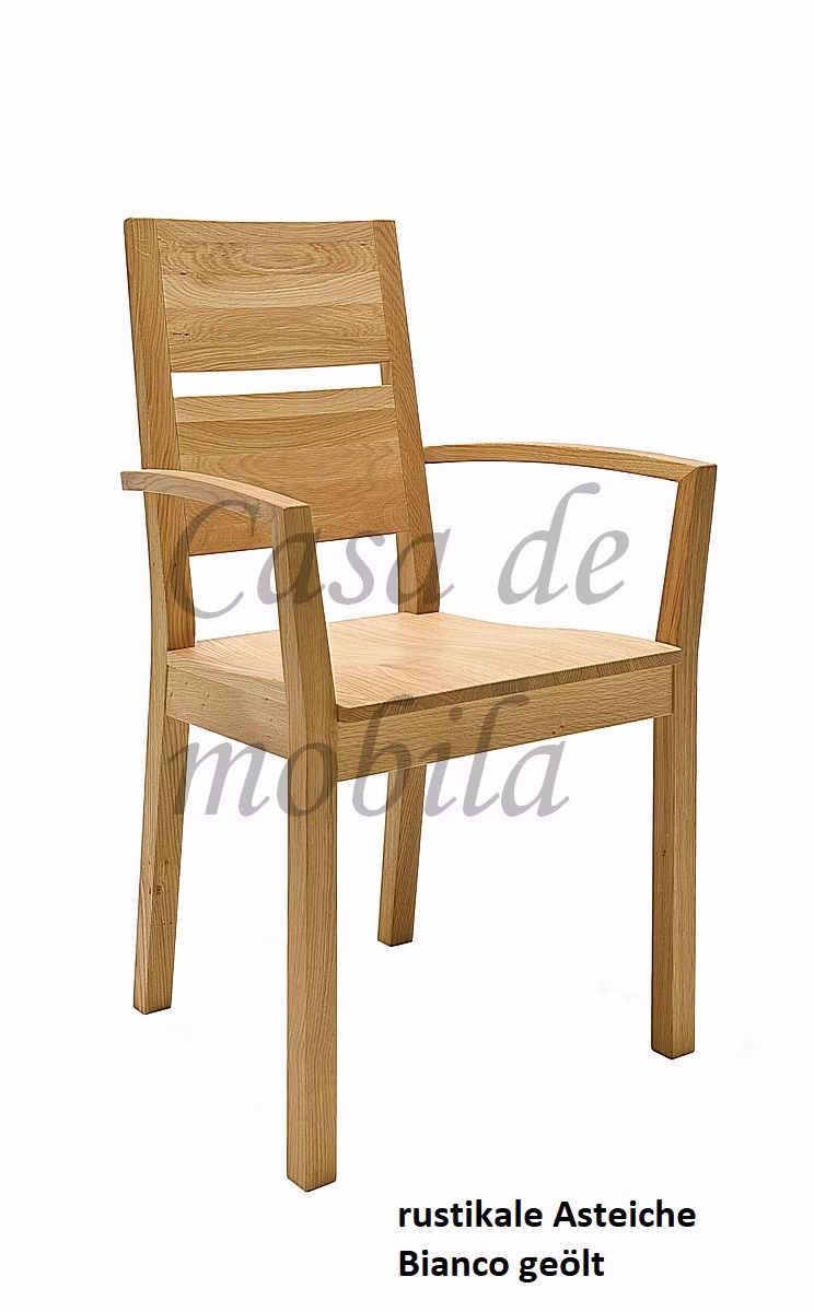 Armlehnstuhl 58x95x56cm SILENT 2 Massivholz geölt Armlehnstuhl 58x95x56cm SILENT 2 Massivholz geölt