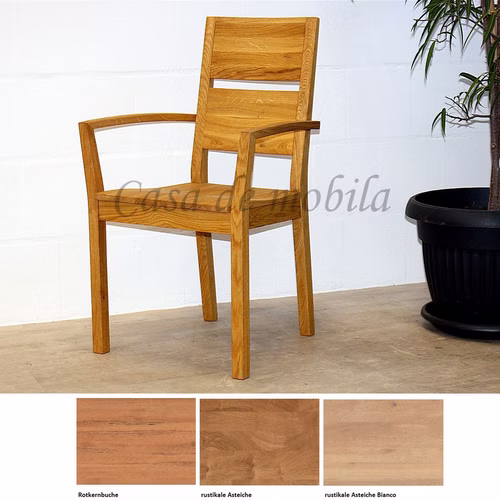 Armlehnstuhl 58x95x56cm SILENT 2 Massivholz geölt Armlehnstuhl 58x95x56cm SILENT 2 Massivholz geölt