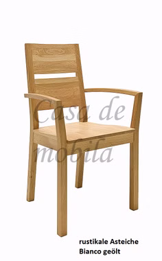 Armlehnstuhl 58x95x56cm SILENT 2 Massivholz geölt Armlehnstuhl 58x95x56cm SILENT 2 Massivholz geölt