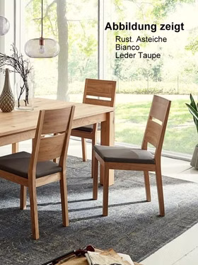 Esszimmerstuhl 45x95x56 cm SILENT 2 Echtleder-Polster Esszimmerstuhl 45x95x56 cm SILENT 2 Echtleder-Polster