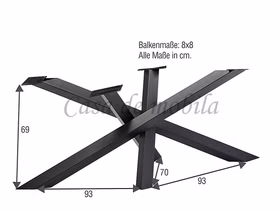 Tischbein Spinnen Plato Metall schwarz Casa de mobila Goslar Tischbein Spinnen Plato Metall schwarz Casa de mobila Goslar