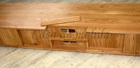 Breites TV-Lowboard 241x35x42cm ACERRO rustikale Asteiche massiv geölt von Casademobila Goslar Breites TV-Lowboard 241x35x42cm ACERRO rustikale Asteiche massiv geölt von Casademobila Goslar