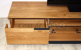 schubladen innen TV-Lowboard 241x35x42cm ACERRO rustikale Asteiche massiv Casa de mobila Goslar schubladen innen TV-Lowboard 241x35x42cm ACERRO rustikale Asteiche massiv Casa de mobila Goslar