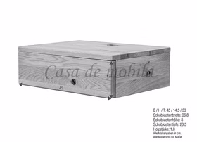 Nachtkonsole hängend 45x14x33cm Wildeiche massiv geölt Nachtkonsole hängend mit schublade BE-0572 Wildeiche massiv natur geölt Casa de mobila Goslar