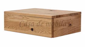 Nachtkonsole hängend 45x14x33cm Wildeiche massiv geölt Nachtschrank hängend mit schublade BE-0572 Wildeiche massiv natur geölt Casa de mobila Goslar