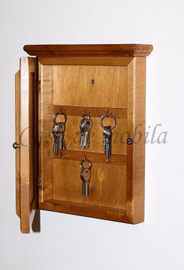 Schlüsselkasten 21x27x6cm DECOR Pappel massiv honigfarben lackiert von Casademobila Goslar Schlüsselkasten 21x27x6cm DECOR Pappel massiv honigfarben lackiert von Casademobila Goslar