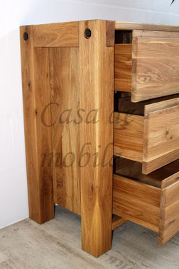 Naturholz schubladenschrank WOODSTOCK Eiche Wildeiche massiv geölt casademobila Naturholz schubladenschrank WOODSTOCK Eiche Wildeiche massiv geölt casademobila
