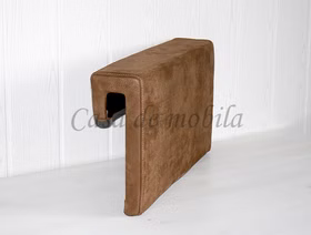 Kopfteil-Kissen 57x30x13cm EASY SLEEP Leder Kenia braun Kopfteil-Kissen 57x30x13cm EASY SLEEP Leder Kenia braun