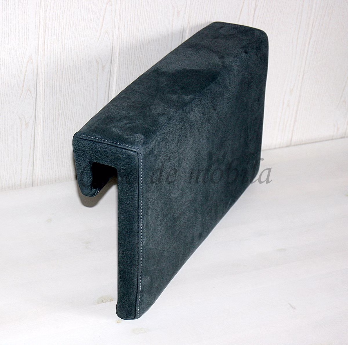 Kopfteil-Kissen 57x30x13cm EASY SLEEP Leder Kenia denim Kopfteil-Kissen 57x30x13cm EASY SLEEP Leder Kenia denim