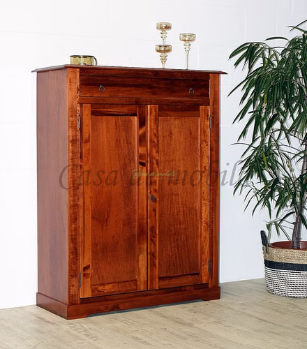 Massivholz Vertiko TOSCANA 105x134x42cm Pappel massiv kirschbaumfarben lackiert Casa de mobila Goslar Massivholz Vertiko TOSCANA 105x134x42cm Pappel massiv kirschbaumfarben lackiert Casa de mobila Goslar