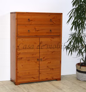 Massivholz Wäscheschrank Anrichte holz kiefer massiv kirschfarben Bernstein CONTRA casademobila Massivholz Wäscheschrank Anrichte holz kiefer massiv kirschfarben Bernstein CONTRA casademobila