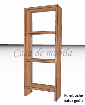Massivholz Standregal DVD Regal geringe tiefe 21cm CONTRA Buche kernbuche massiv geölt Casademobila Goslar Massivholz Standregal DVD Regal geringe tiefe 21cm CONTRA Buche kernbuche massiv geölt Casademobila Goslar