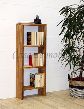 Massivholz Bücherregal DVD Regal geringe tefe 21cm CONTRA Eiche massiv geölt Casademobila Goslar Massivholz Bücherregal DVD Regal geringe tefe 21cm CONTRA Eiche massiv geölt Casademobila Goslar