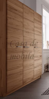 Kleiderschrank 3-türig 140x197x61cm STUTTGART Kernbuche geölt Massivholz Kleiderschrank Höhe 197cm Stuttgart 3türig Kernbuche massiv geölt Casa de mobila Goslar