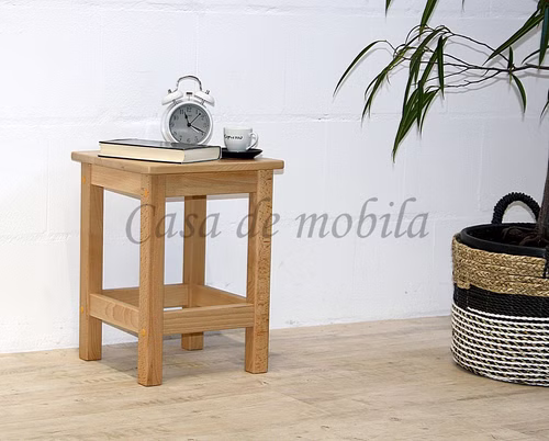 Massivholz Hocker 34x46x34cm ANTON Kernbuche massiv natur lackiert von Casademobila Goslar Massivholz Hocker 34x46x34cm ANTON Kernbuche massiv natur lackiert von Casademobila Goslar