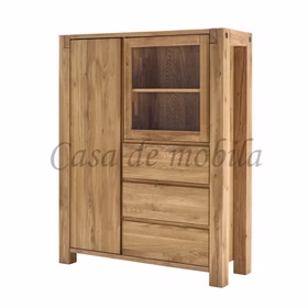 Massivholz geschirrschrank mit Wuchsrissen 119x155x45cm WOODSTOCK Wildeiche massiv natur geölt Casa de mobila Goslar Massivholz geschirrschrank mit Wuchsrissen 119x155x45cm WOODSTOCK Wildeiche massiv natur geölt Casa de mobila Goslar