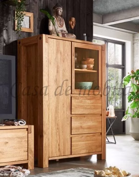 Massivholz geschirrschrank Rustikal 119x155x45cm WOODSTOCK Wildeiche massiv natur geölt Casa de mobila Goslar Massivholz geschirrschrank Rustikal 119x155x45cm WOODSTOCK Wildeiche massiv natur geölt Casa de mobila Goslar