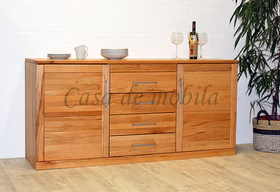 Massivholz Sideboard 172x82x45cm PALERMO Kernbuche massiv natur geölt casademobila Goslar Massivholz Sideboard 172x82x45cm PALERMO Kernbuche massiv natur geölt casademobila Goslar
