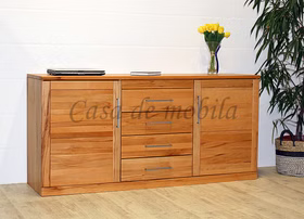 breite Wäschekommode 172x82x45cm PALERMO buchenholz massiv natur geölt Wäschekommode breit 172x82x45cm PALERMO Kernbuche massiv natur geölt casademobila Goslar