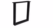 Tischbeine U 600 FINELINE 60x72x17cm Stahl schwarz matt RAL9005 Esstisch-Untergestell 60x72x17cm U FINELINE 600 Stahl schwarz matt RAL9005