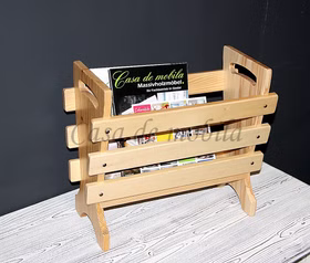 Prospektständer Zeitungssammler DECOR Fichte massiv natur lackiert Casa de mobila Goslar