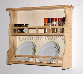 Massivholz Küchenregal 58x47x12cm DECOR Fichte massiv natur lackiert Casa de mobila Goslar Massivholz Küchenregal 58x47x12cm DECOR Fichte massiv natur lackiert Casa de mobila Goslar