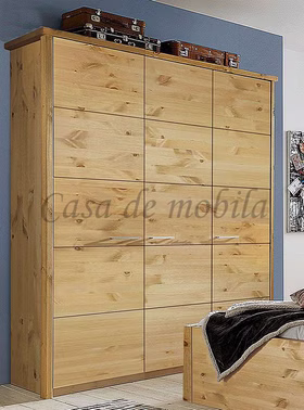 3türiger Kleiderschrank Kiefer massiv gelaugt geölt Kleiderschrank massivholz 163x224x62cm HAMBURG 3türig Kiefer massiv gelaugt geölt casa de mobila Goslar
