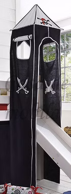 Turm für Hochbett INFANSKIDS halbhoch Pirat Turm für Hochbett INFANSKIDS halbhoch Pirat