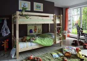 Massivholz Stockbett INFANSKIDS 90x200cm Kiefer massiv gelaugt geoelt natur lackiert Casademobila Goslar Massivholz Stockbett INFANSKIDS 90x200cm Kiefer massiv gelaugt geoelt natur lackiert Casademobila Goslar