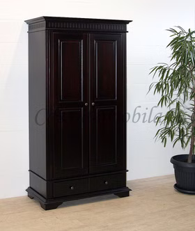 Kleiderschrank 2türig mit Schublade 110x205x58cm DAHLIA Fichte kolonial von Casademobila Goslar Kleiderschrank 2türig mit Schublade 110x205x58cm DAHLIA Fichte kolonial von Casademobila Goslar