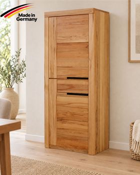 Schrank 71x170x40cm HORIZONT Kernbuche geölt links