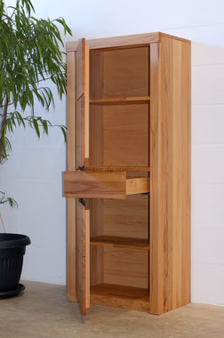 Schrank 71x170x40cm HORIZONT Kernbuche massiv natur geölt links Hochschrank links 71x170x40cm Horizont Kernbuche massiv geölt Casa de mobila Goslar